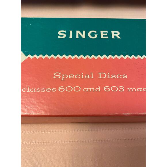 VTG  Box of 12 Special Discs for Decorative Stitching Classes 600 & 603 machine - Picture 3 of 12